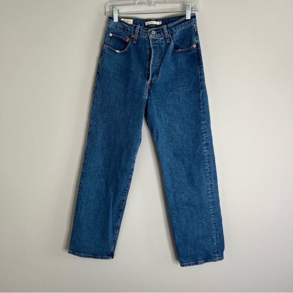 Women's Premium Ribcage Straight Ankle Jeans W27” L29” Jazz Pop EUC! - Picture 3 of 7